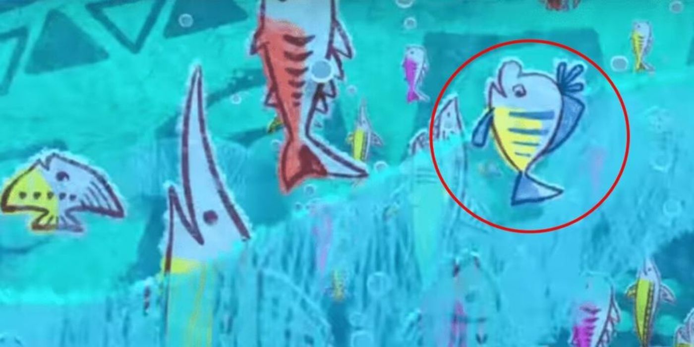 Flounder drawing in Moana