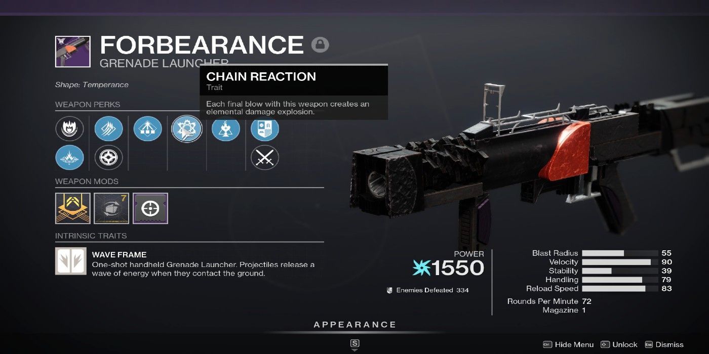 Forbearance in Destiny 2