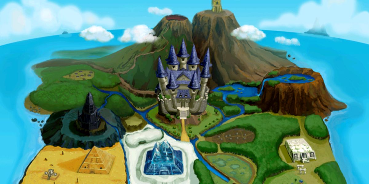 Four Swords Adventures' Hyrule Castle look a lot like Wind Waker's, and it's a recurring level in the game
