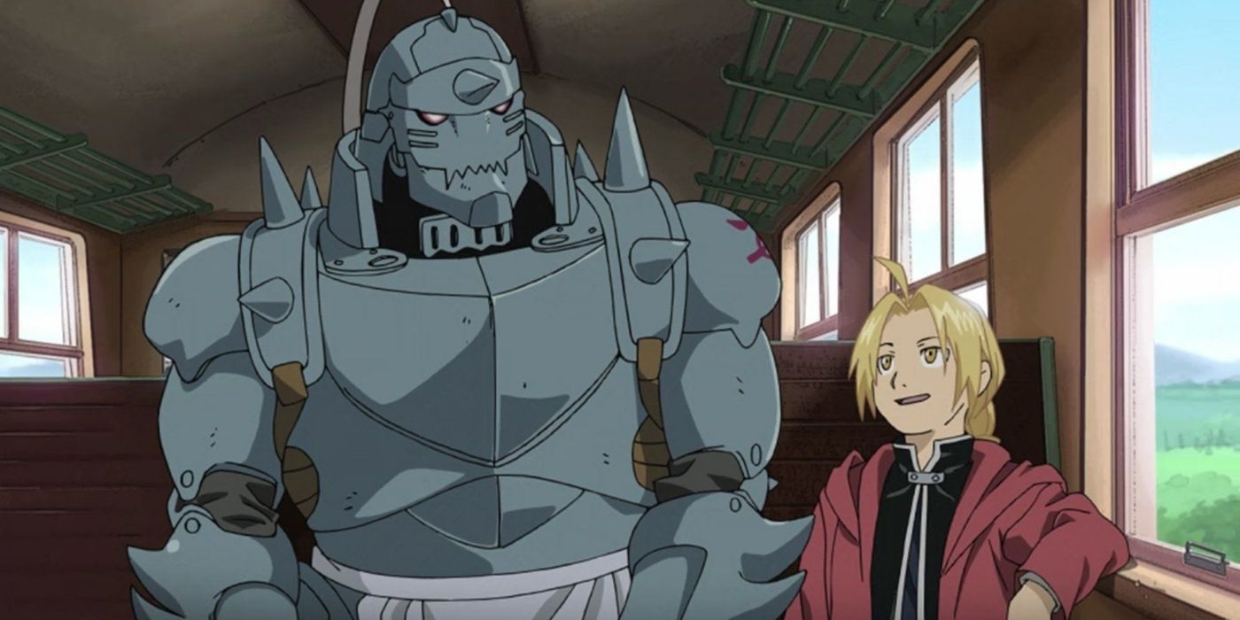 Alphonse and Edward in Fullmetal Alchemist