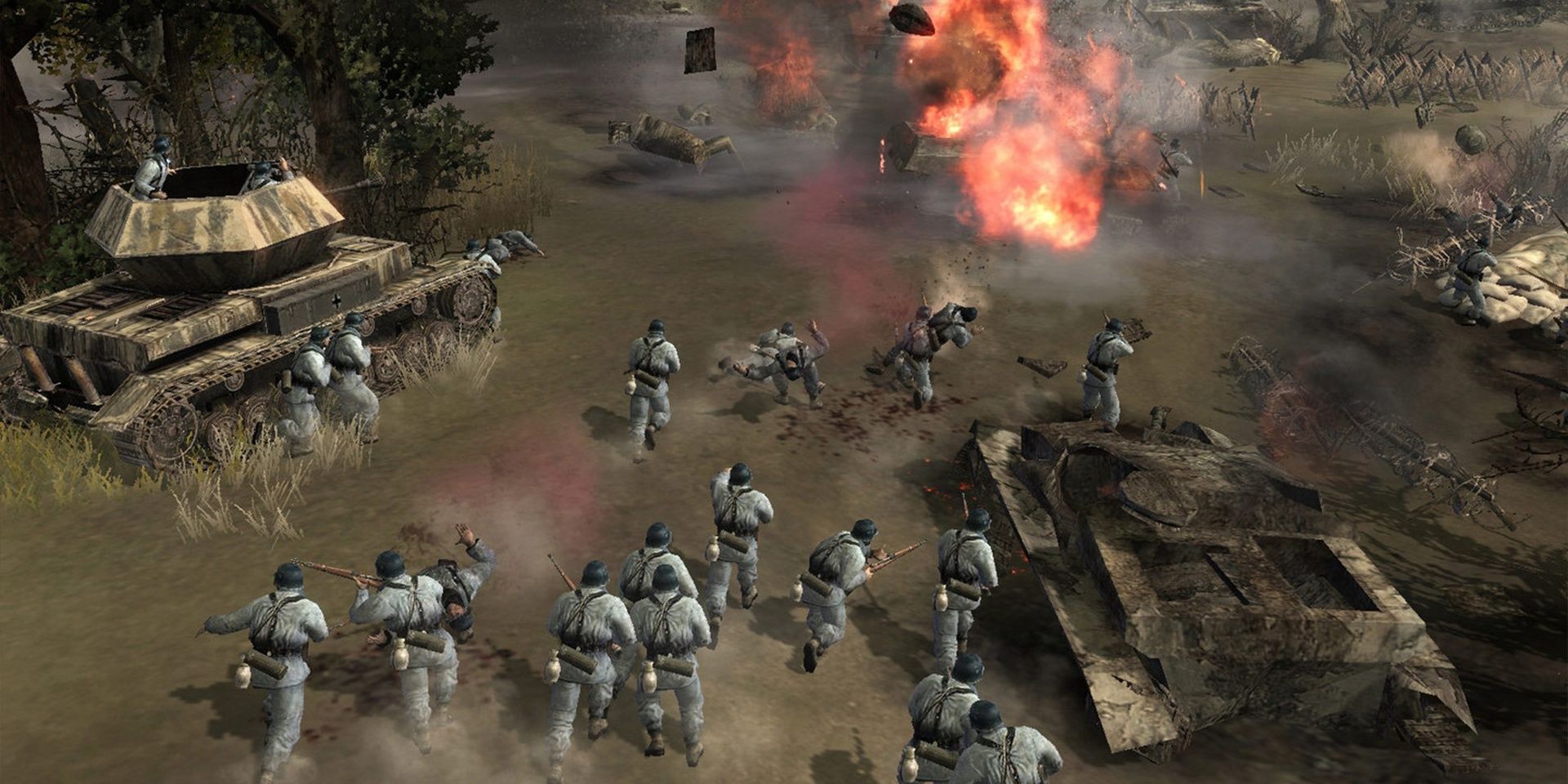 Gameplay from Company of Heroes