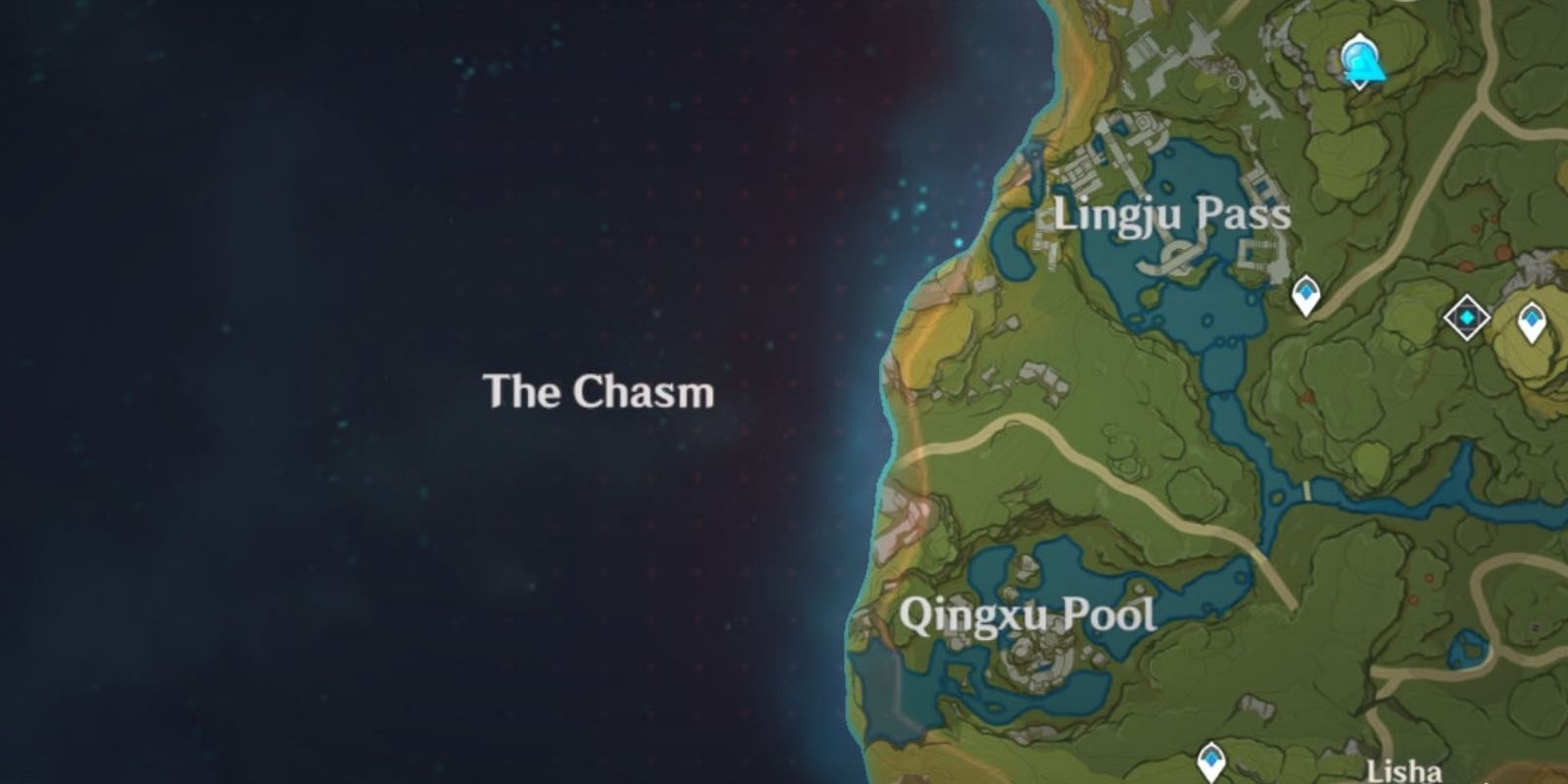 Genshin Impact Leaks How Deep The Chasm Really Goes Liyue Map