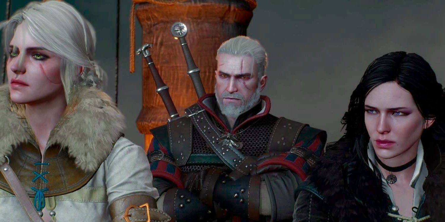 Geralt with his family in the Witcher