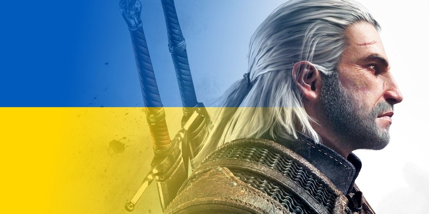 Geralt From CD Projekt Red The Witcher Supports Ukraine