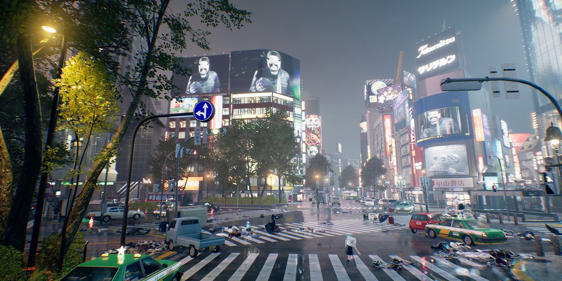 Ghostwire Tokyo Shibuya Is So Good It Doesnt Even Need The Game Shibuya Crossing