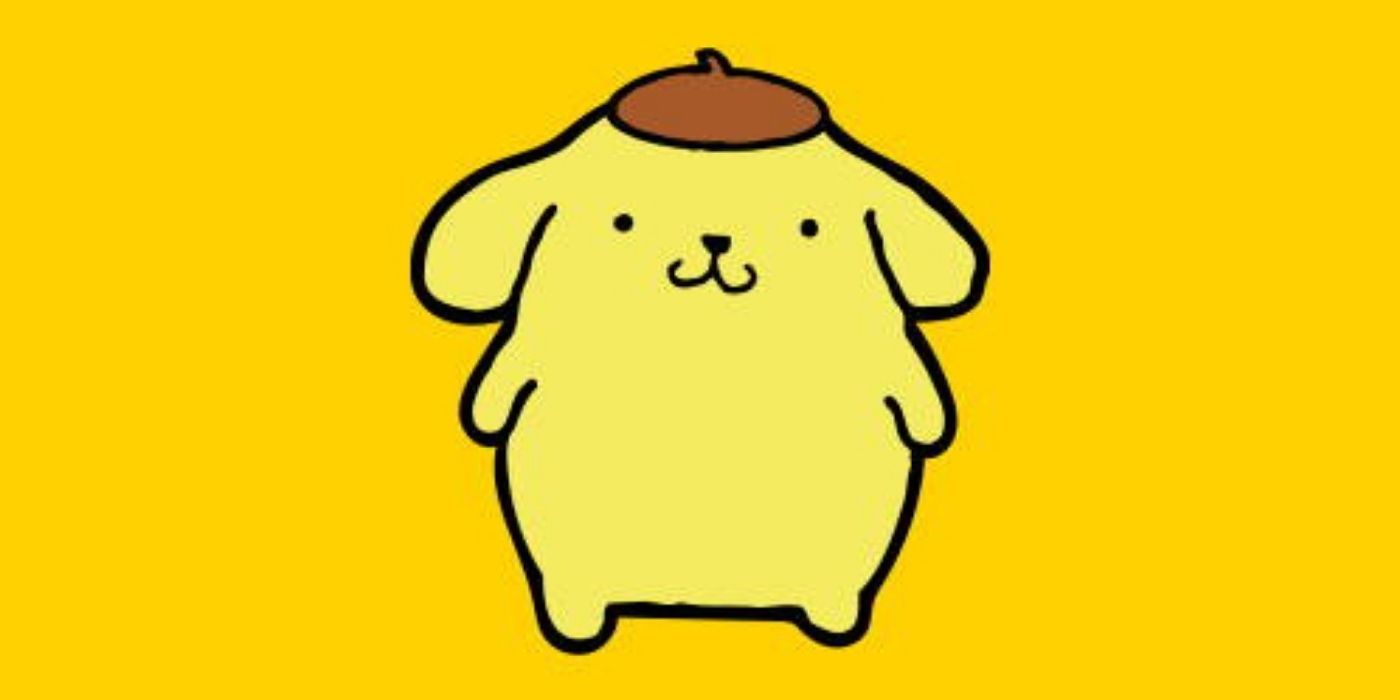 Pompompurin smiling and standing still