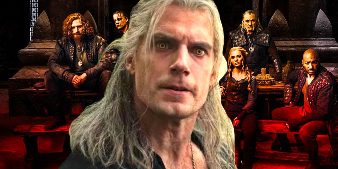 Henry Cavill plays Geralt in The Witcher