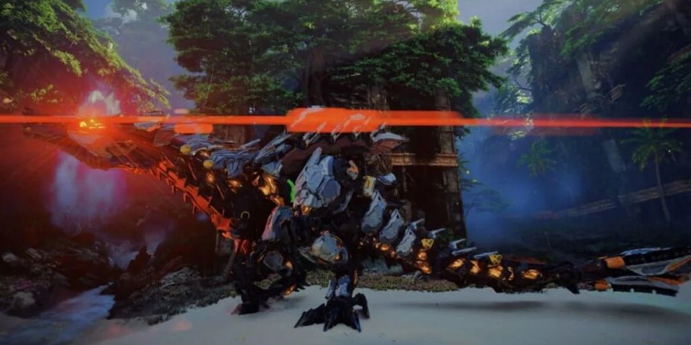 Slaughterspine shots fire in Horizon Forbidden West