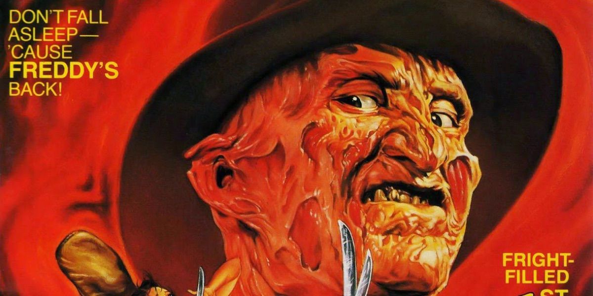 Freddy Krueger grins while looking on from Freddy Krueger's a Nightmare on Elm Street