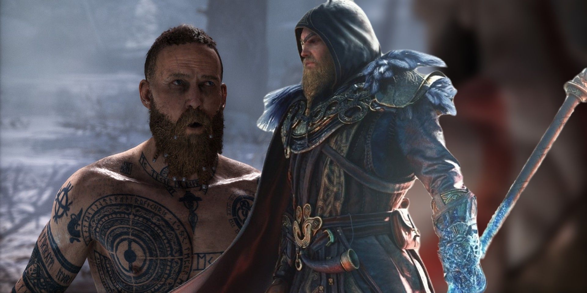 Thor in God of War vs Thor in Assassin's Creed Valhalla 