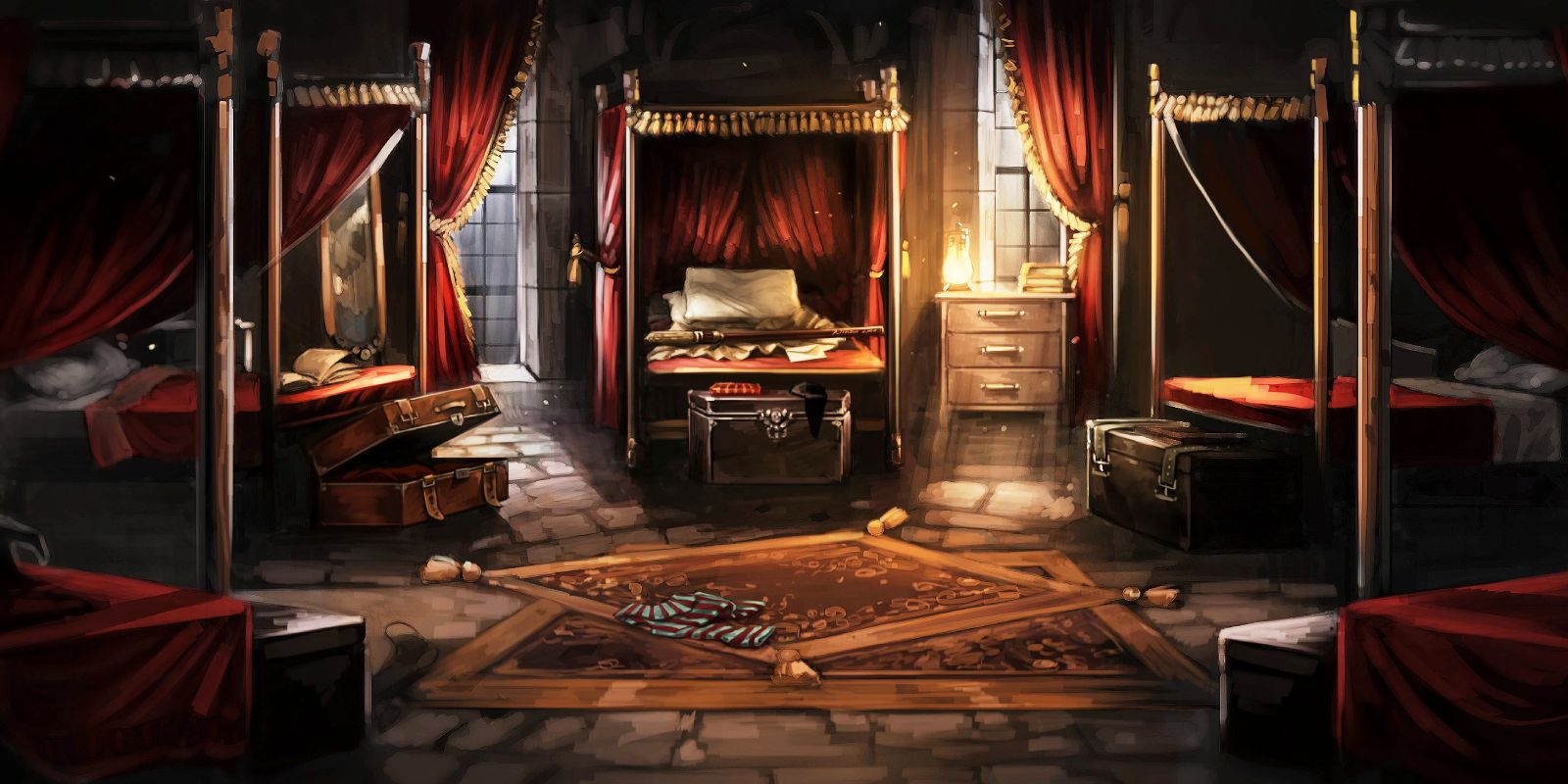 A picture of Gryffindor Common Room from Hogwarts Legacy