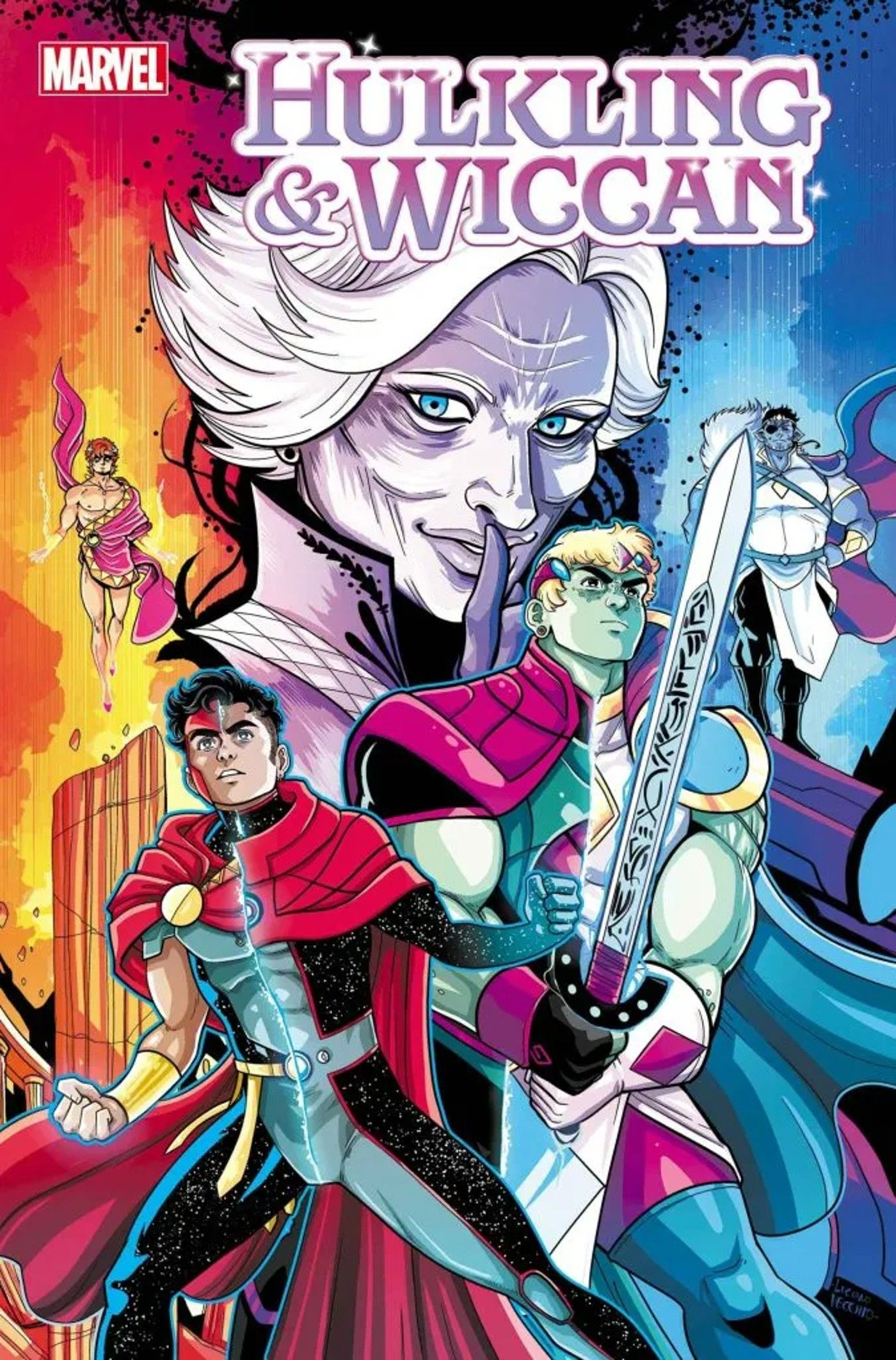 Hulkling & Wiccan Get Gorgeous Variant Covers Celebrating New Adventure