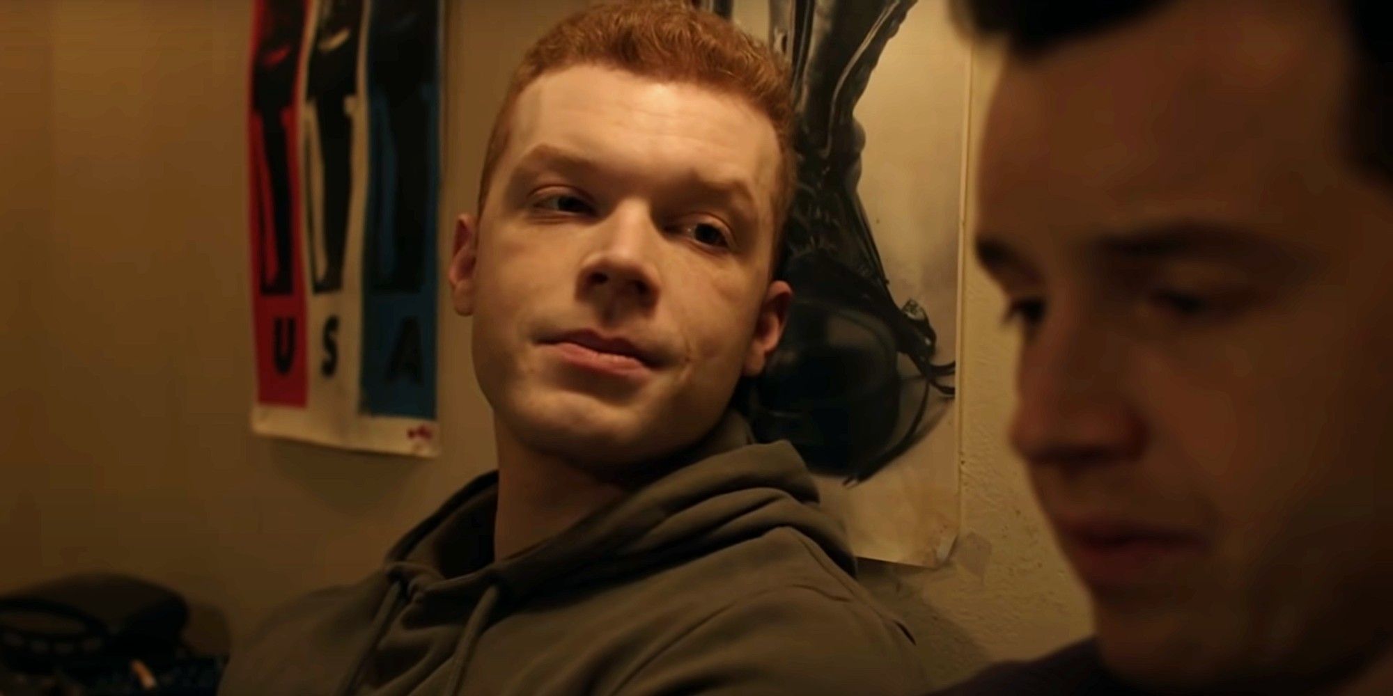 Ian Gallagher Mickey on bed