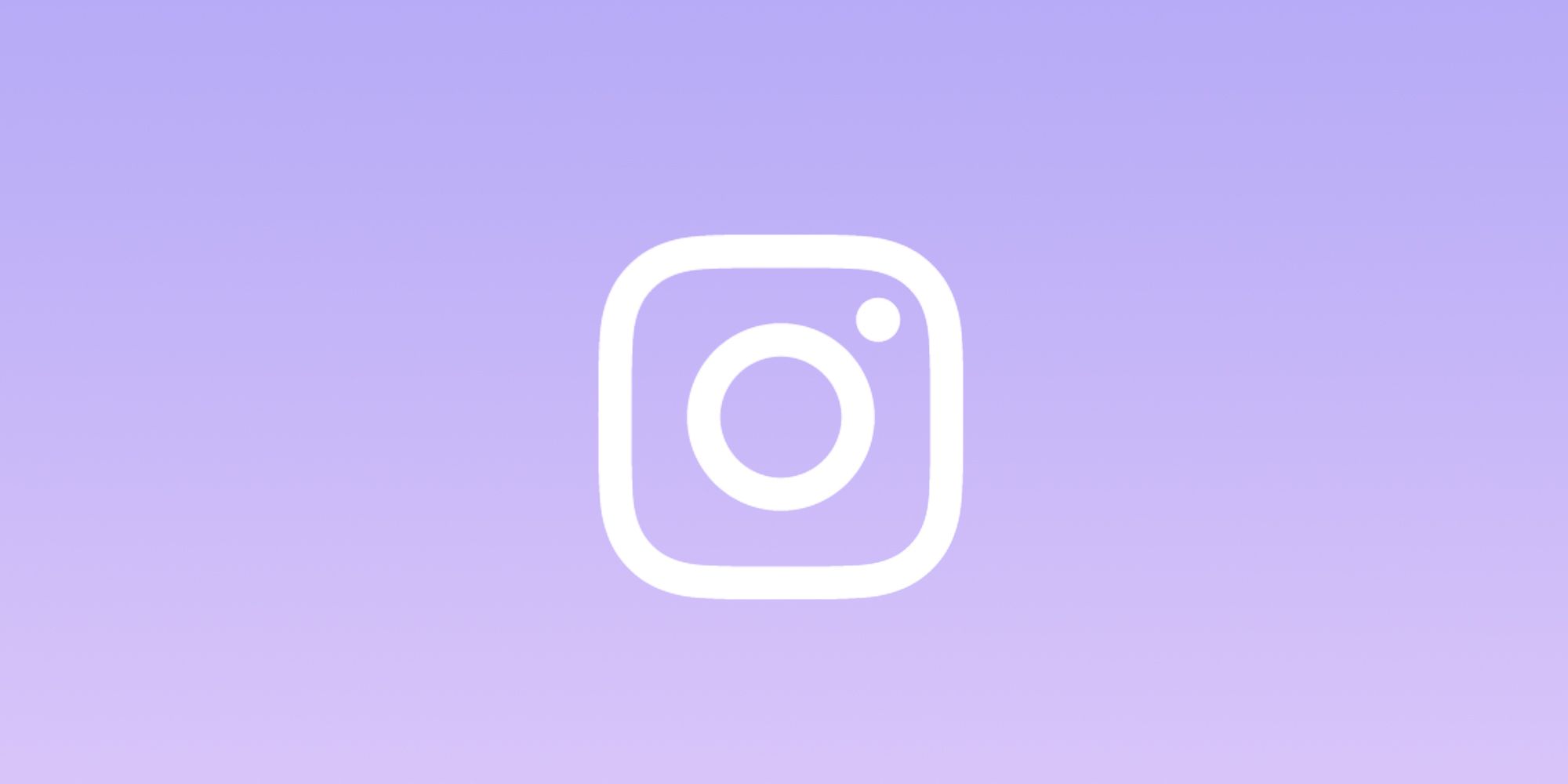 Instagram Logo White Against Purple
