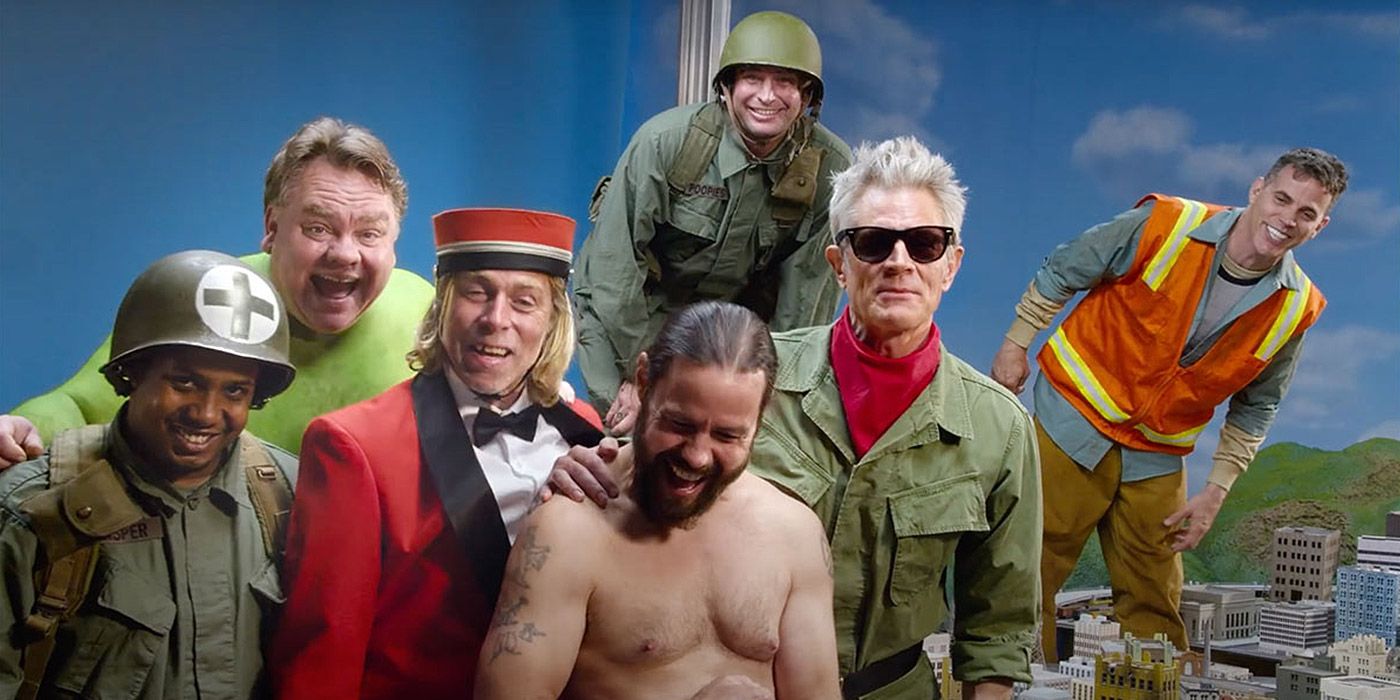 A promo image of the Jackass crew