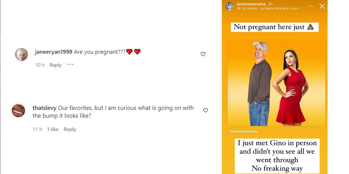 90 Day Fiancé Jasmine Reacts To Rumor She’s Pregnant With Gino's Baby