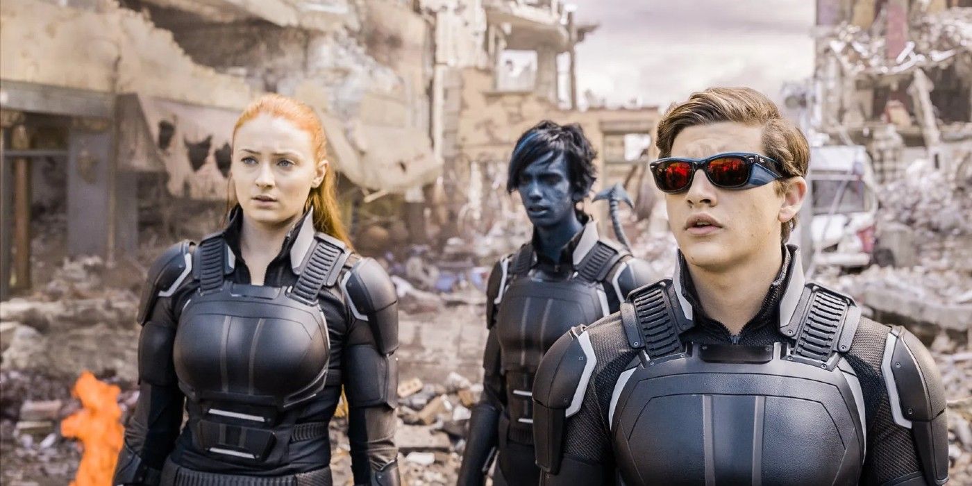 Jean, Cyclops and Nightcrawler in X-Men