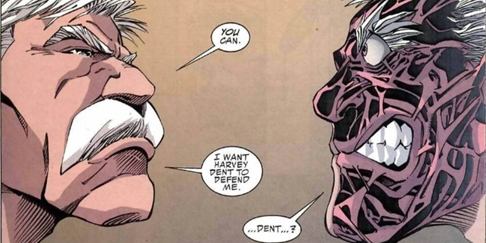 Jim Gordon asks Two-Face to work with him in No Man's Land