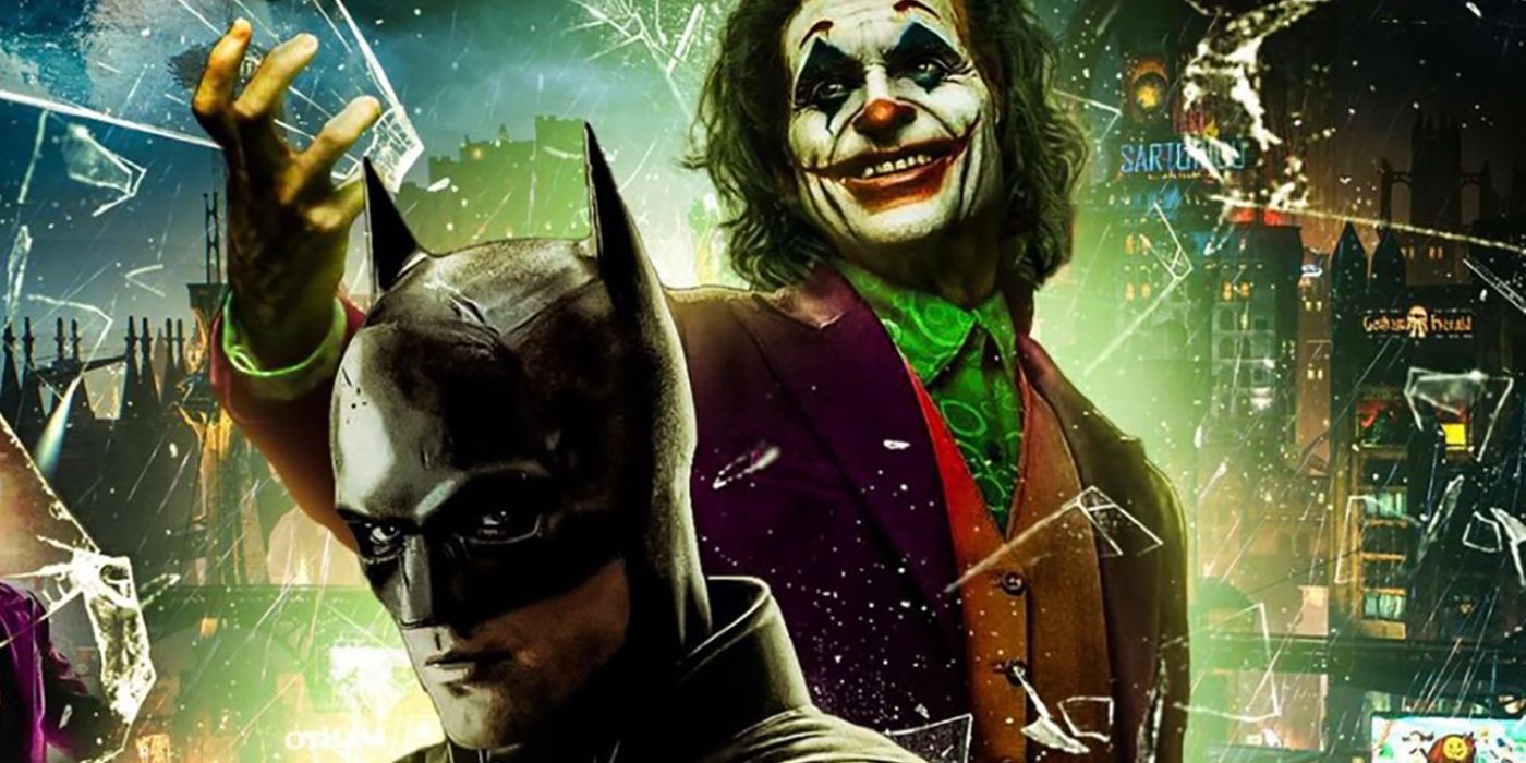 Joaquin Phoenix's Joker Looms Over Robert Pattinson's Batman In Fan Poster