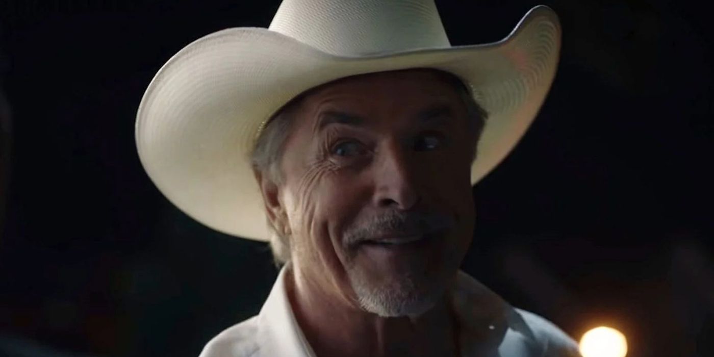 Judd Crawford in a cowboy hat on Watchmen.