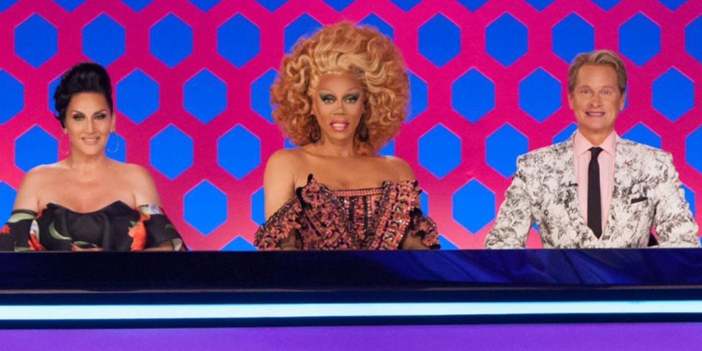 The judges on RuPaul's Drag Race.