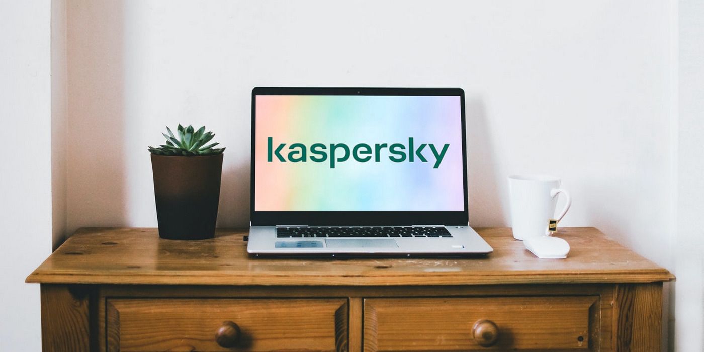 Kaspersky on laptop