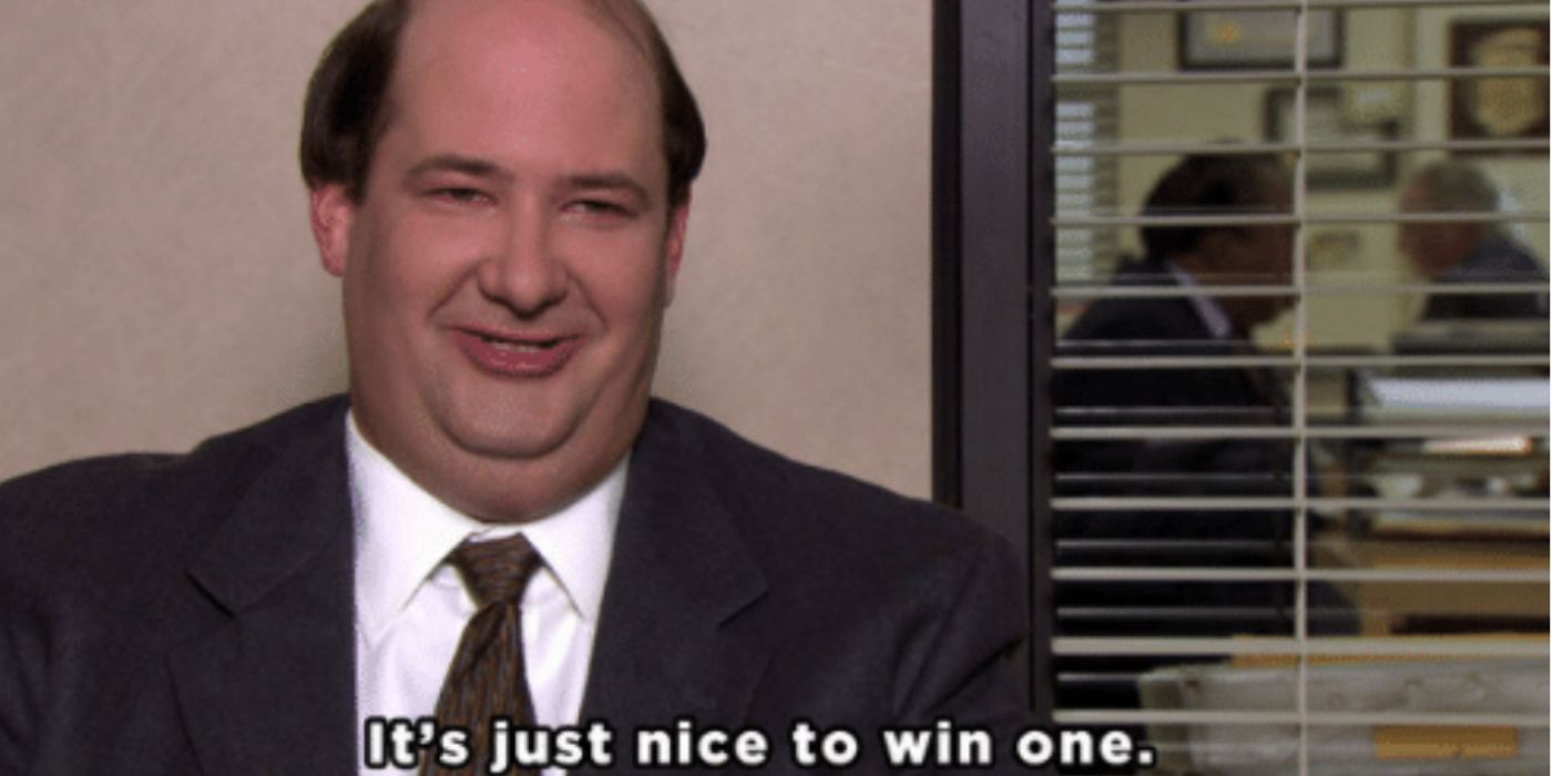 Kevin's quote on winning - The Office