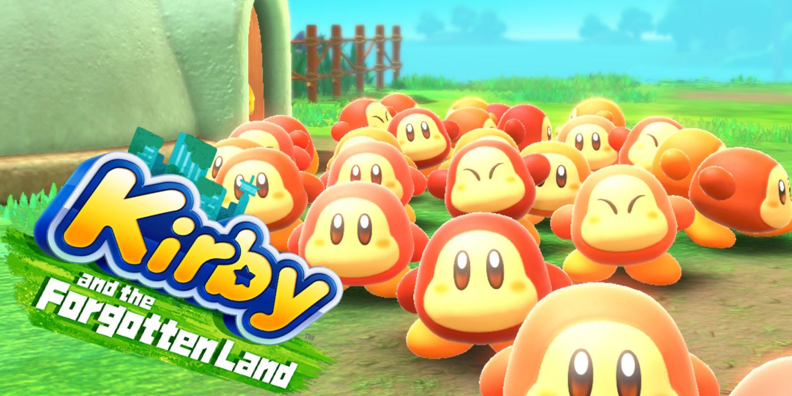 Kirby and the Forgotten Land screens and art with Waddle Dee and more