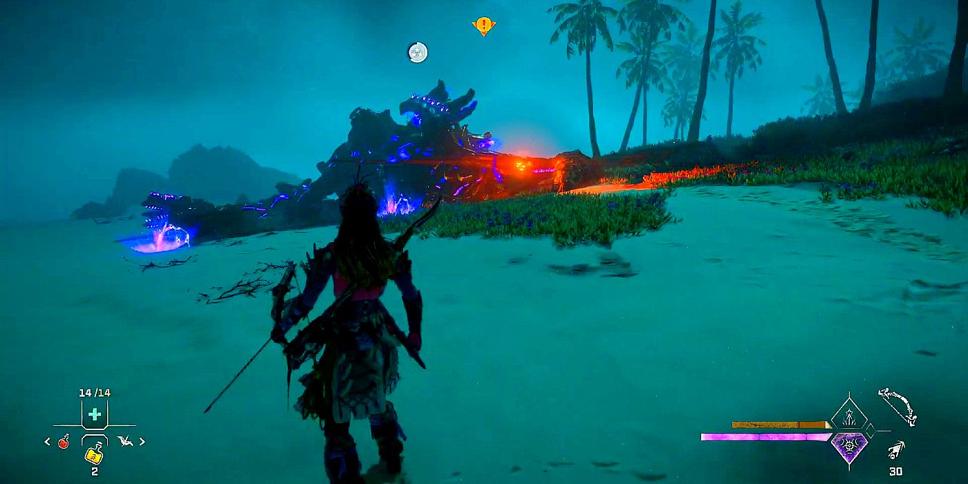 Knockdown Shot in Horizon Forbidden West.