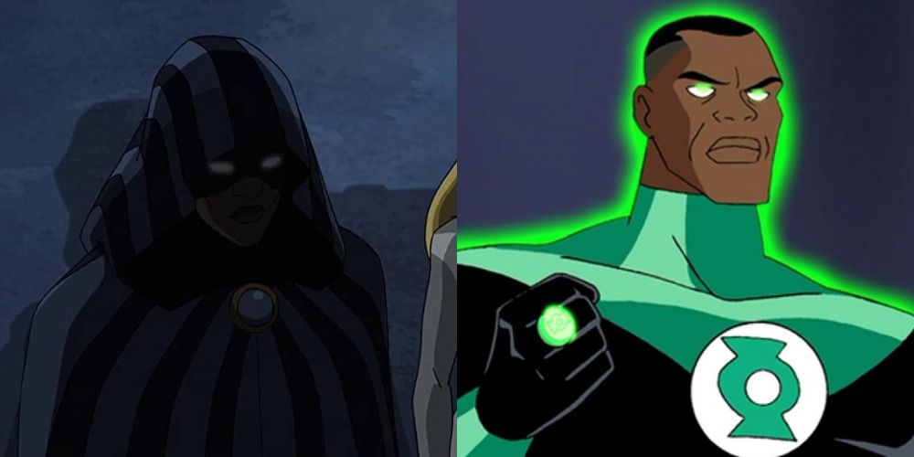Slit image showing Phil LaMarr as Cloak in Cloak &amp; Dagger and as John Stewart in Green Lantern