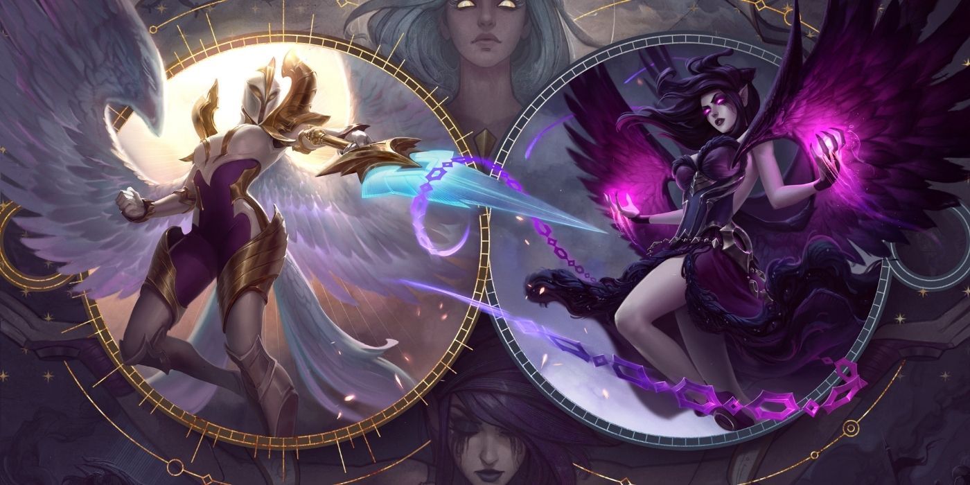 Morgana and Kayle in League of Legends