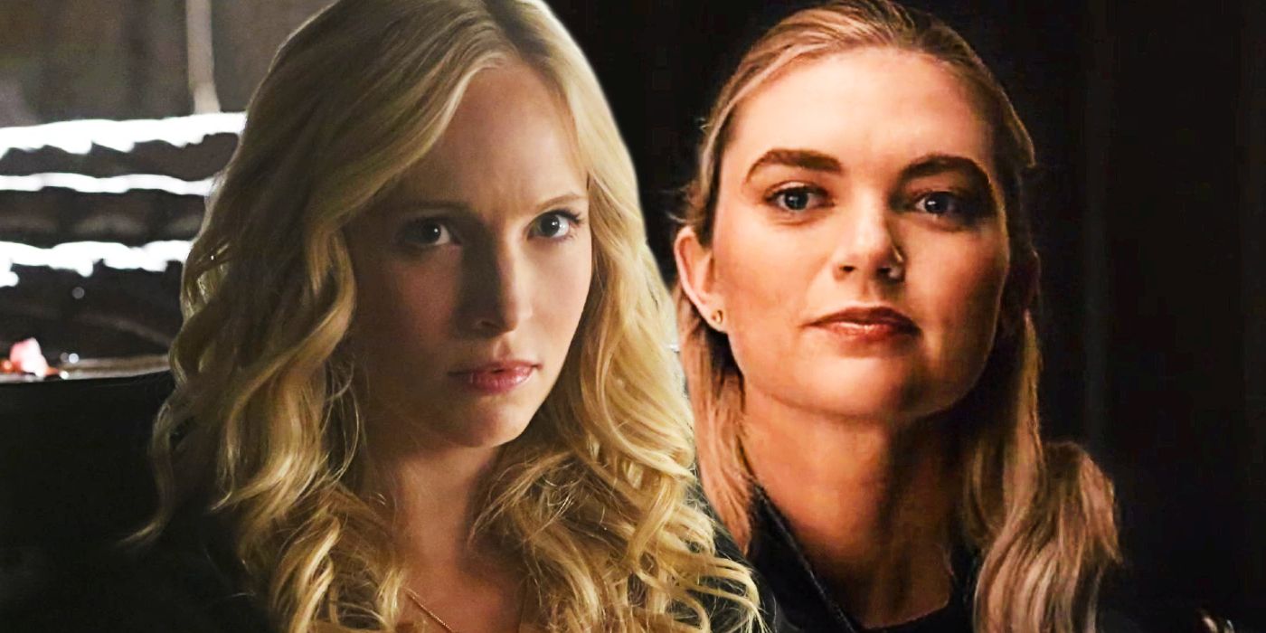 The Vampire Diaries 7x14 Caroline decides to stay with Lizzie