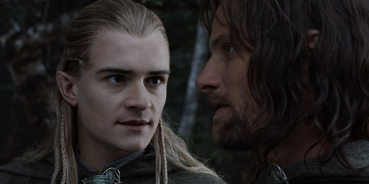 Legolas warns Aragorn in The Lord of the Rings