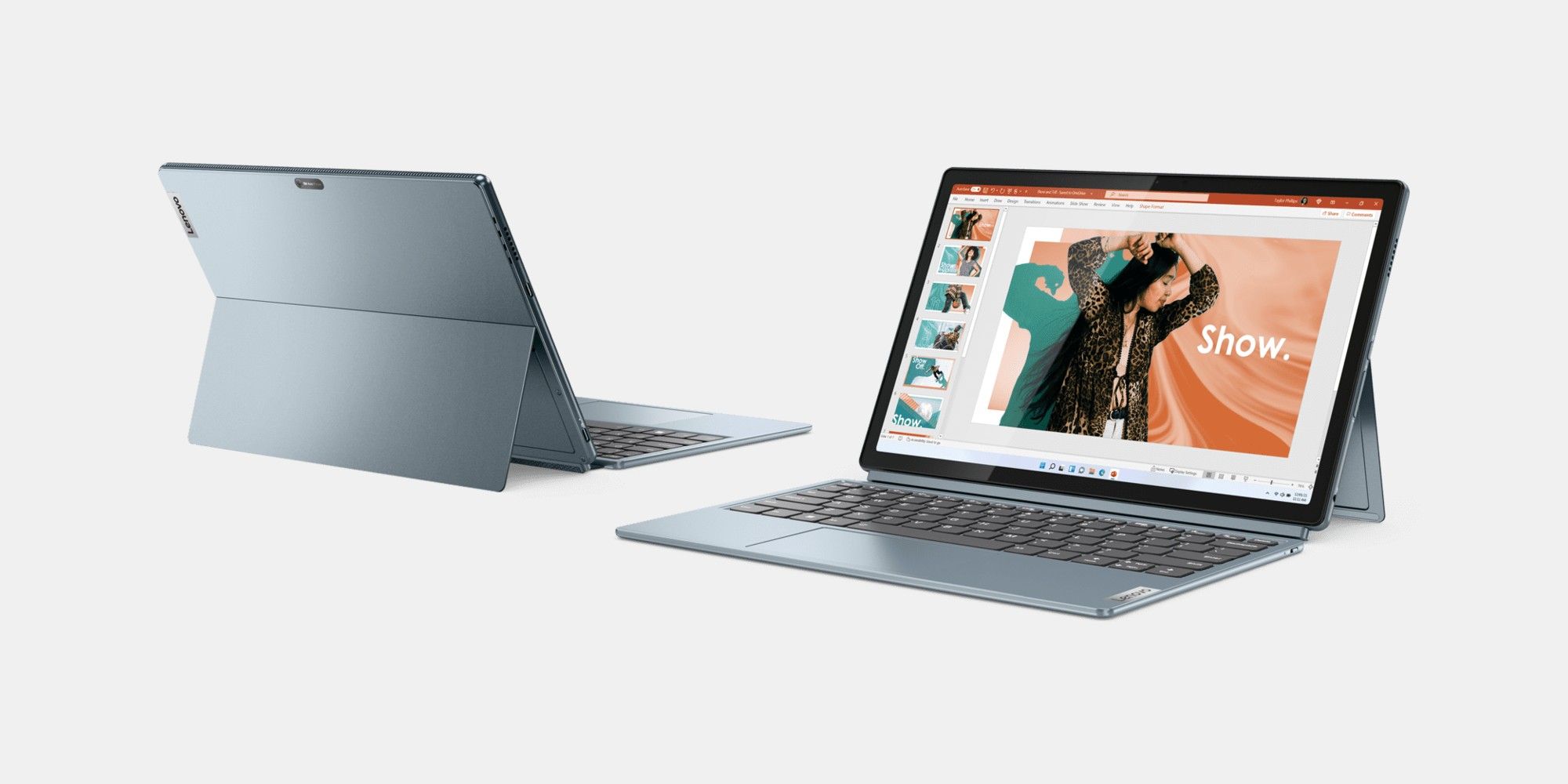 The Lenovo IdeaPad Duet 5i comes with a detachable keyboard