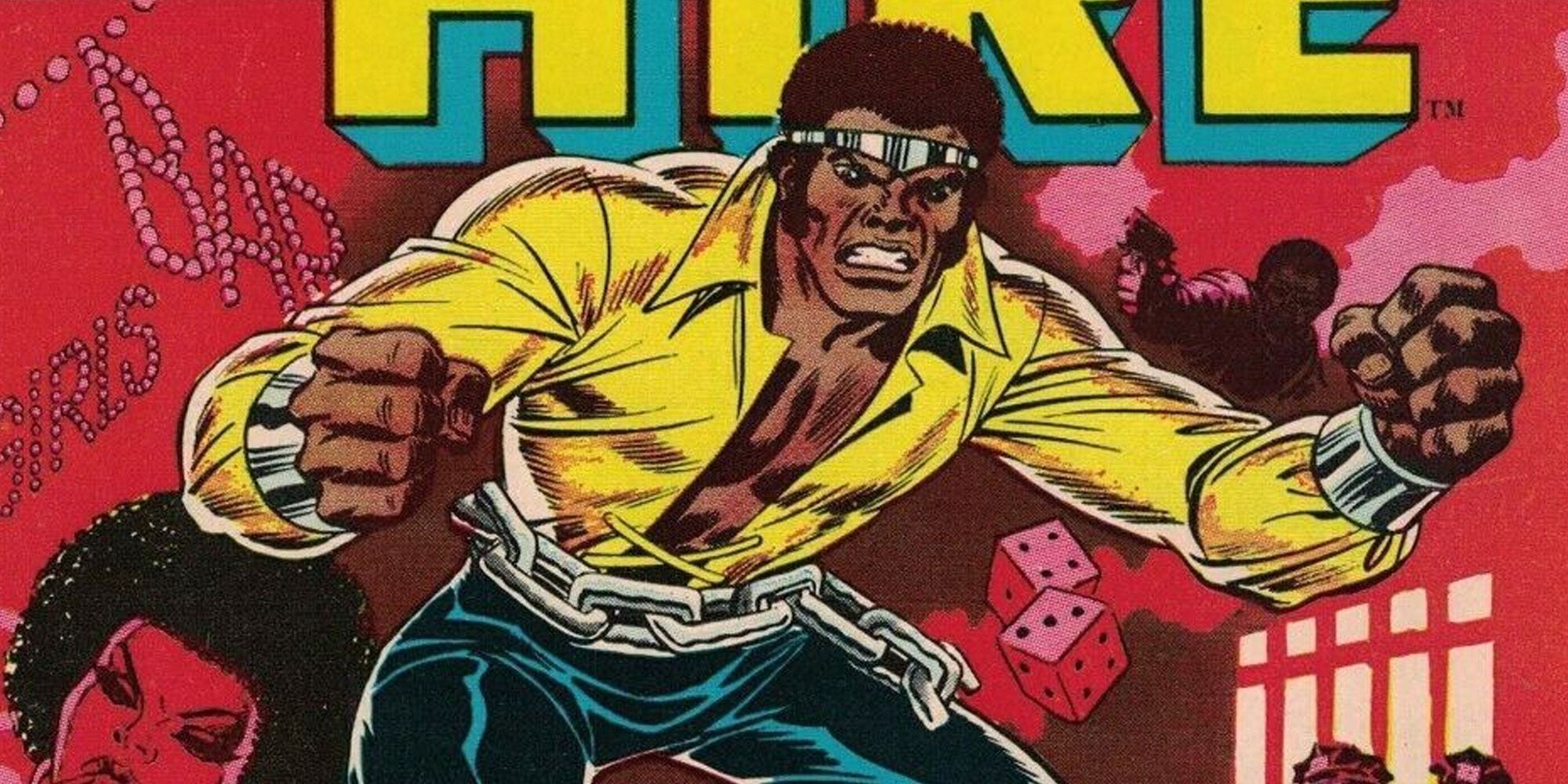 An image of Luke Cage about to fight someone in the Marvel Comics