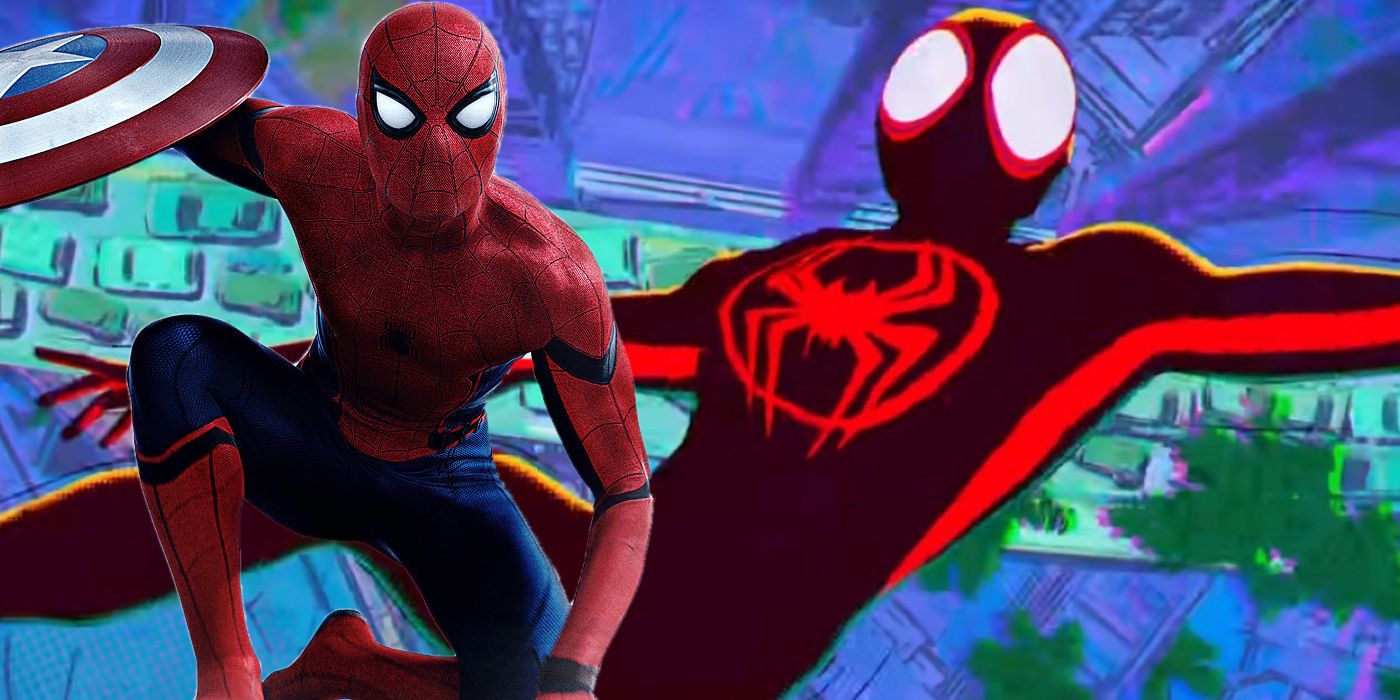 Homem-Aranha MCU e Spider-Verse Spidey