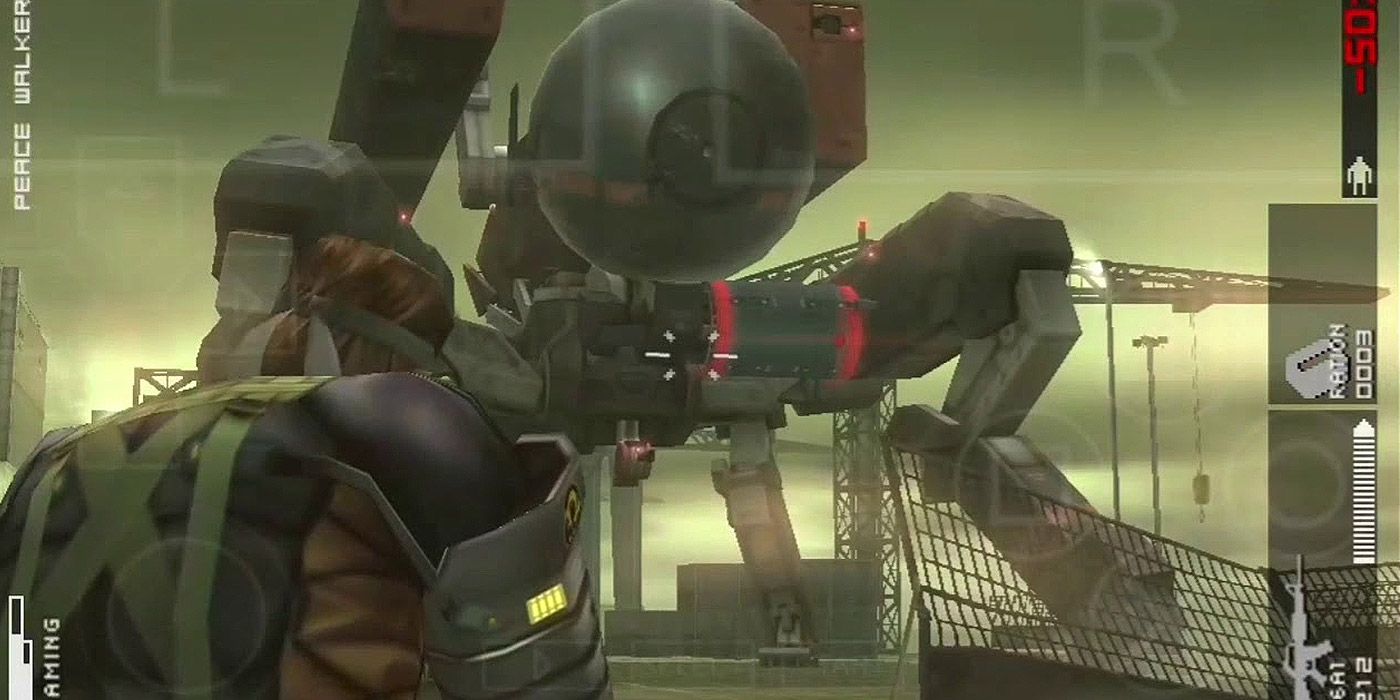 Snake battles Peace Walker in Metal Gear Solid