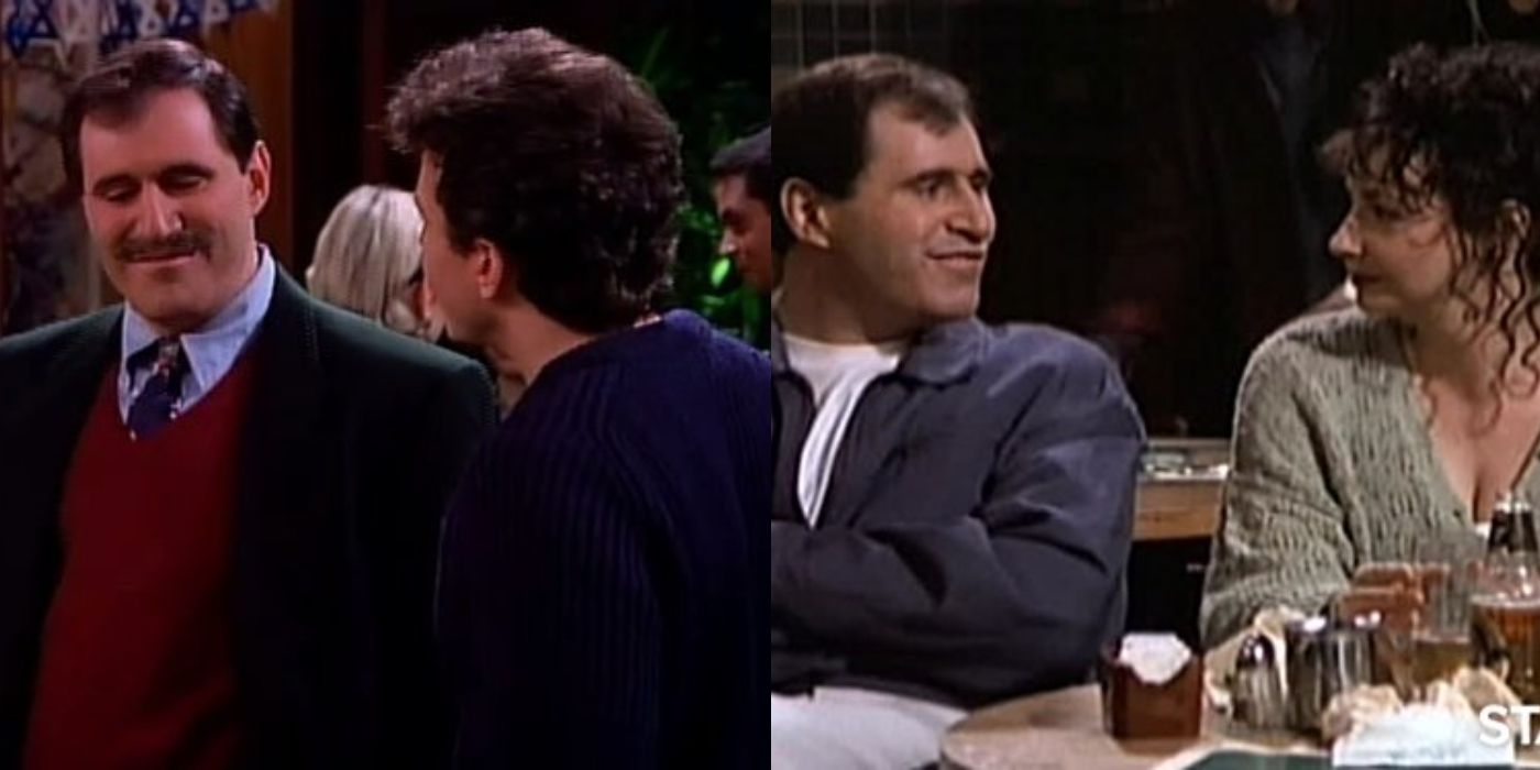 Split image of Mark with Paul and Mark with Fran on Mad About You