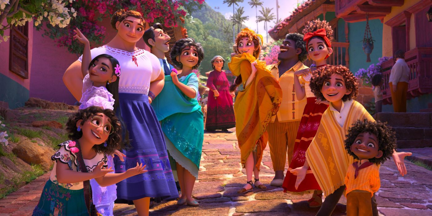 Image of the Madrigal family during Encanto&rsquo;s &quot;The Family Madrigal&quot;