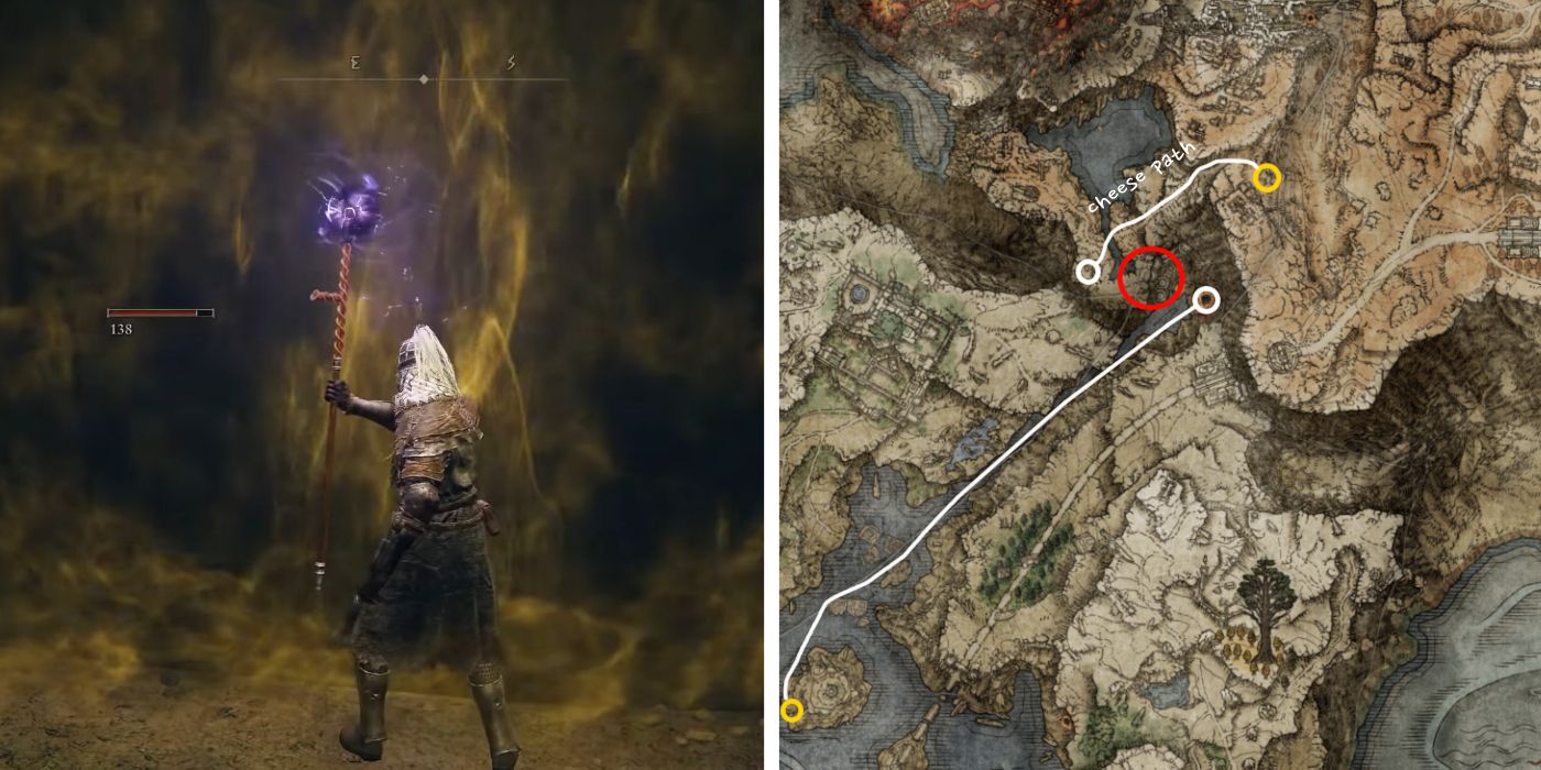 Makar the Magma Wyrm Location In Elden Ring and Cheese Boss Fight