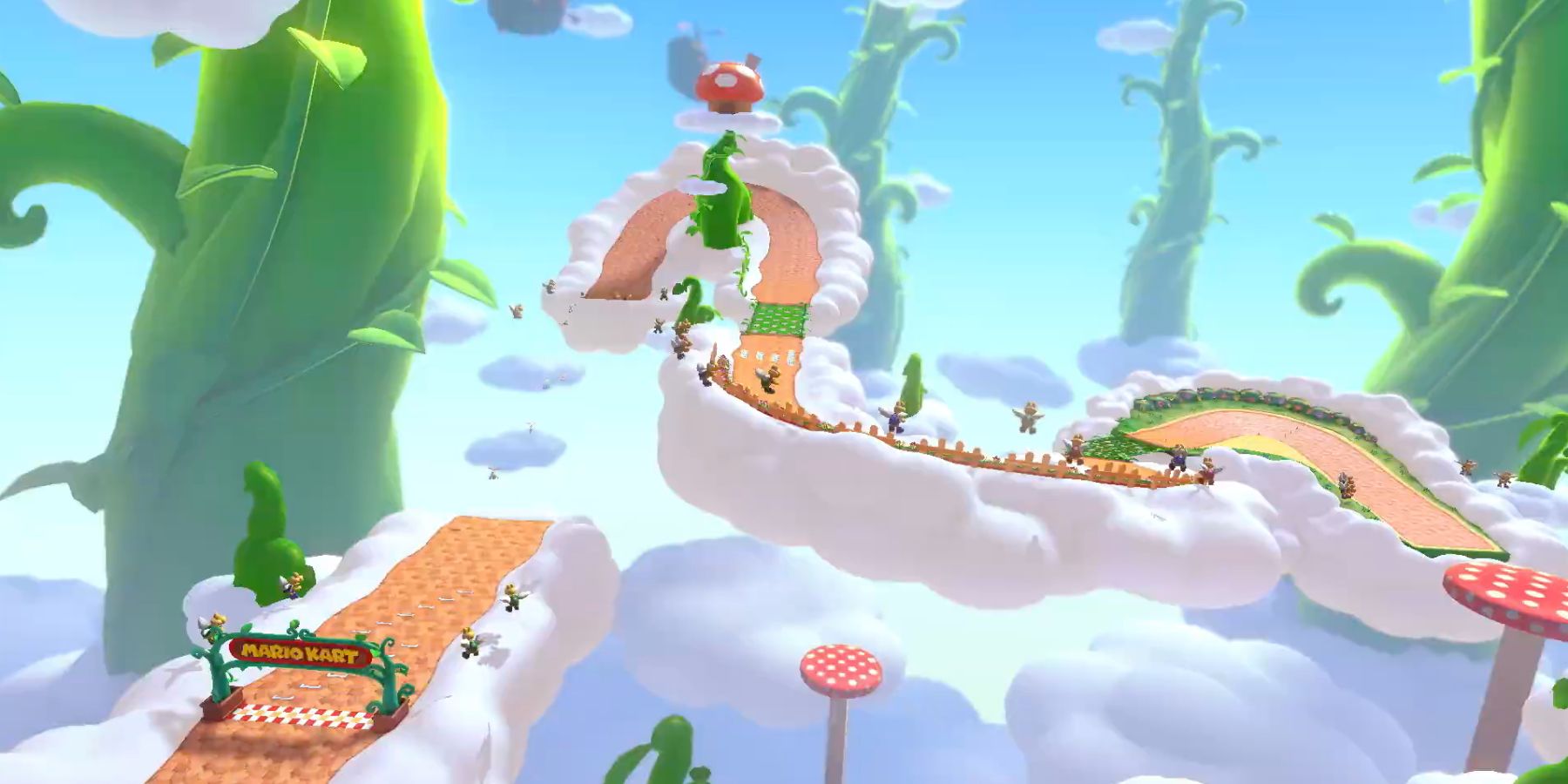 Sky Garden has some neat shortcut opportunities in Mario Kart 8, but its verticality reminds of the lack of anti-gravity sections