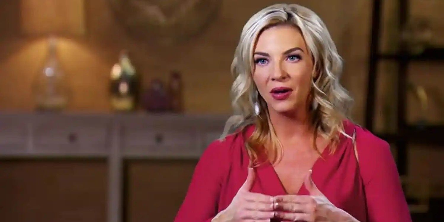 Dr. Jessica Griffin Married At First Sight wearing red shirt