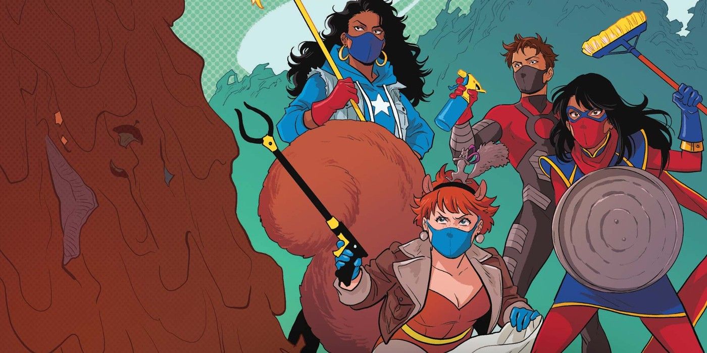 Squirrel Girl, Ms Marvel and Miss America in Marvel Rising (2019)