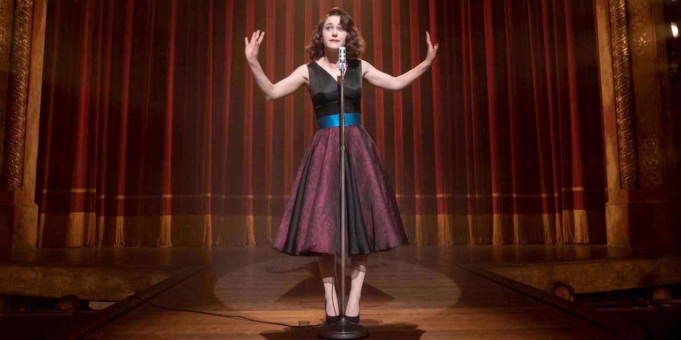 Midge on stage in The Marvelous Mrs Maisel