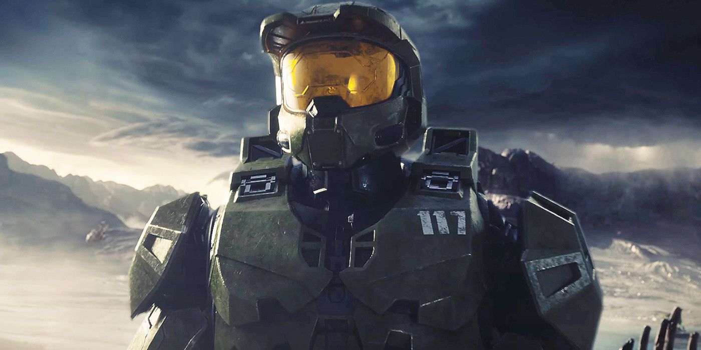 Master Chief looking into the distance from the Halo franchise