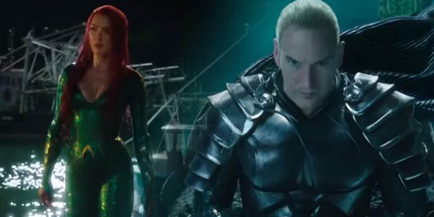 Mera and Orm in Aquaman.