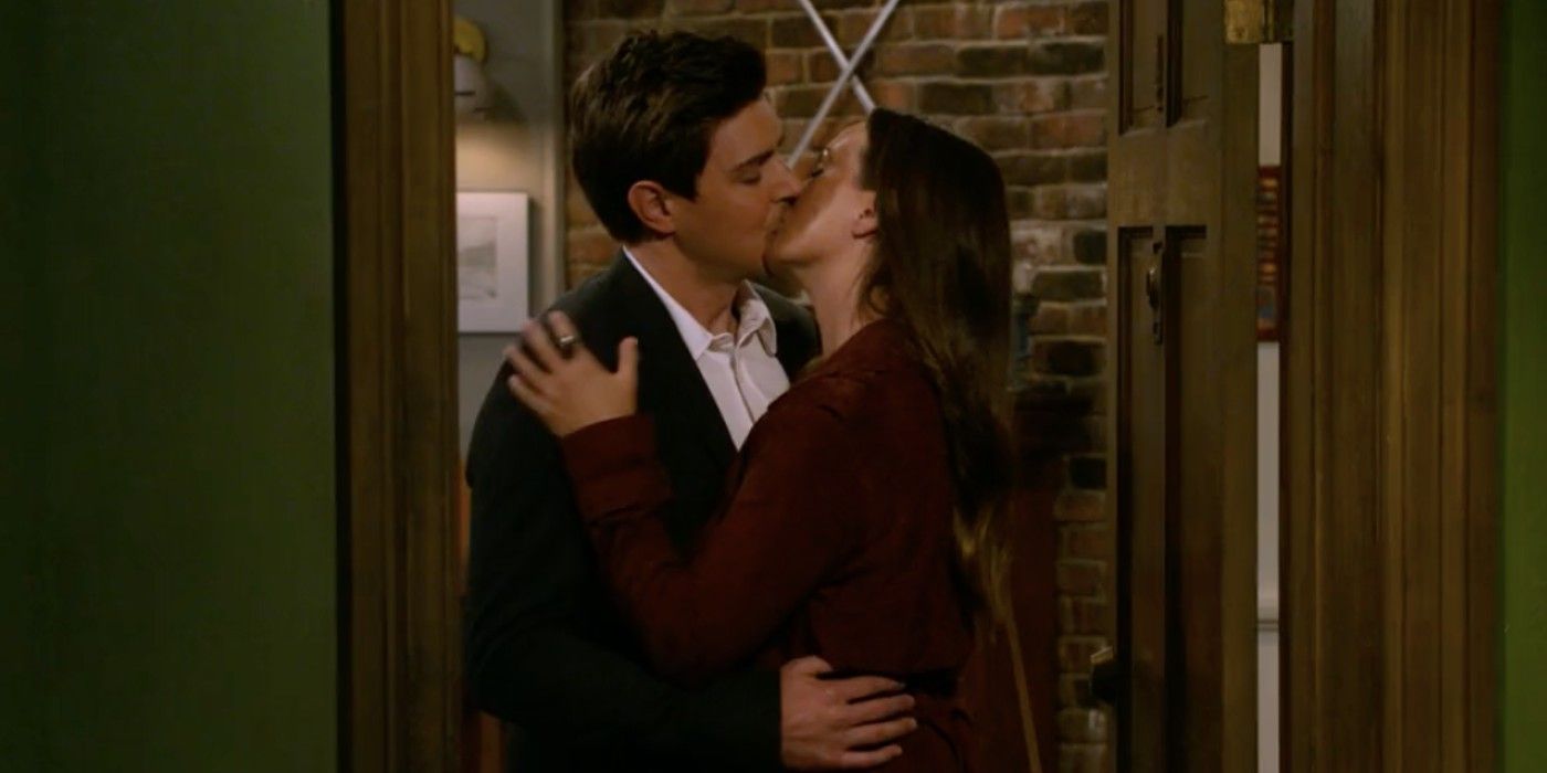 Meredith and Jesse kiss in the HIMYF Finale