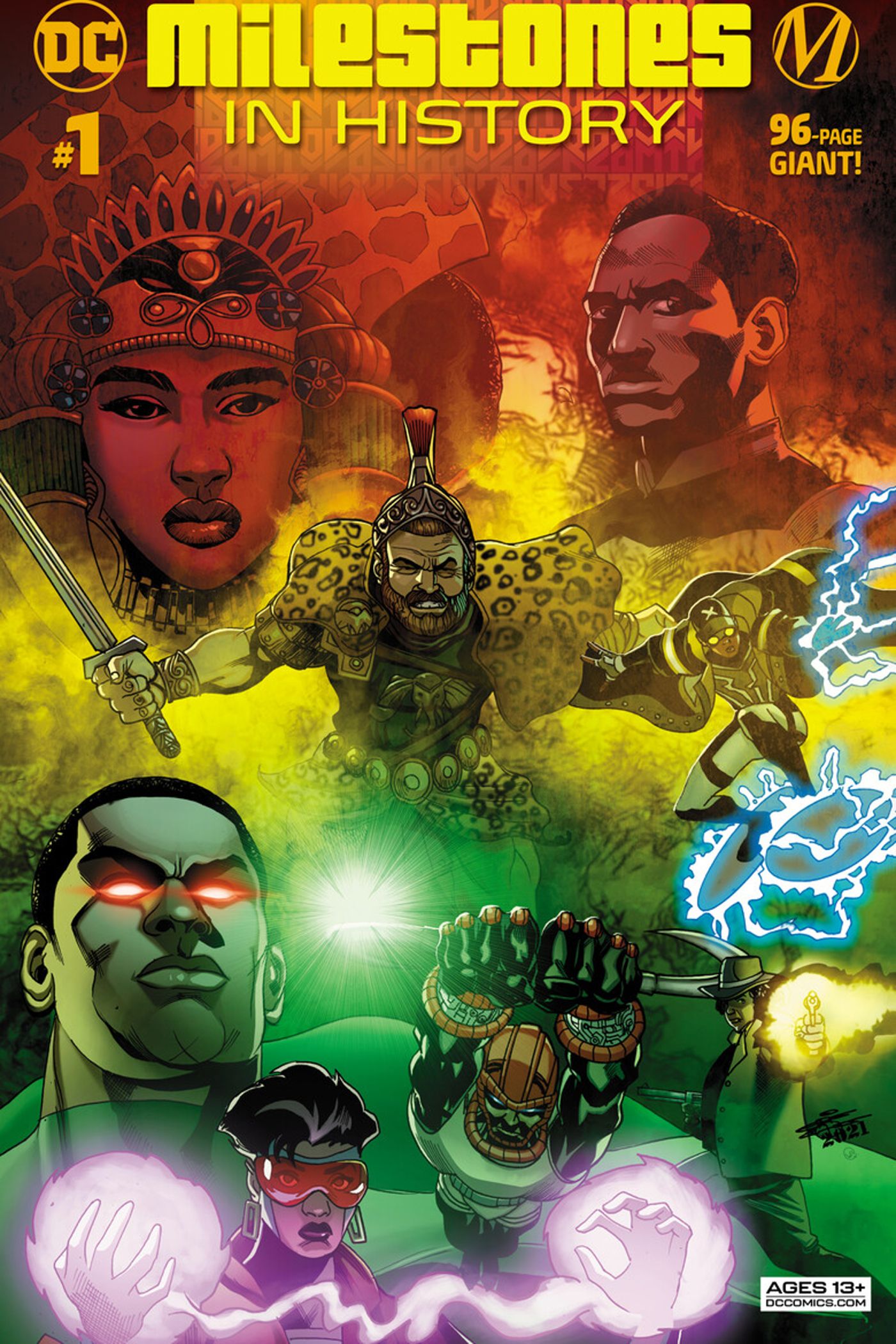 Cover for Milestones in History from DC Comics.