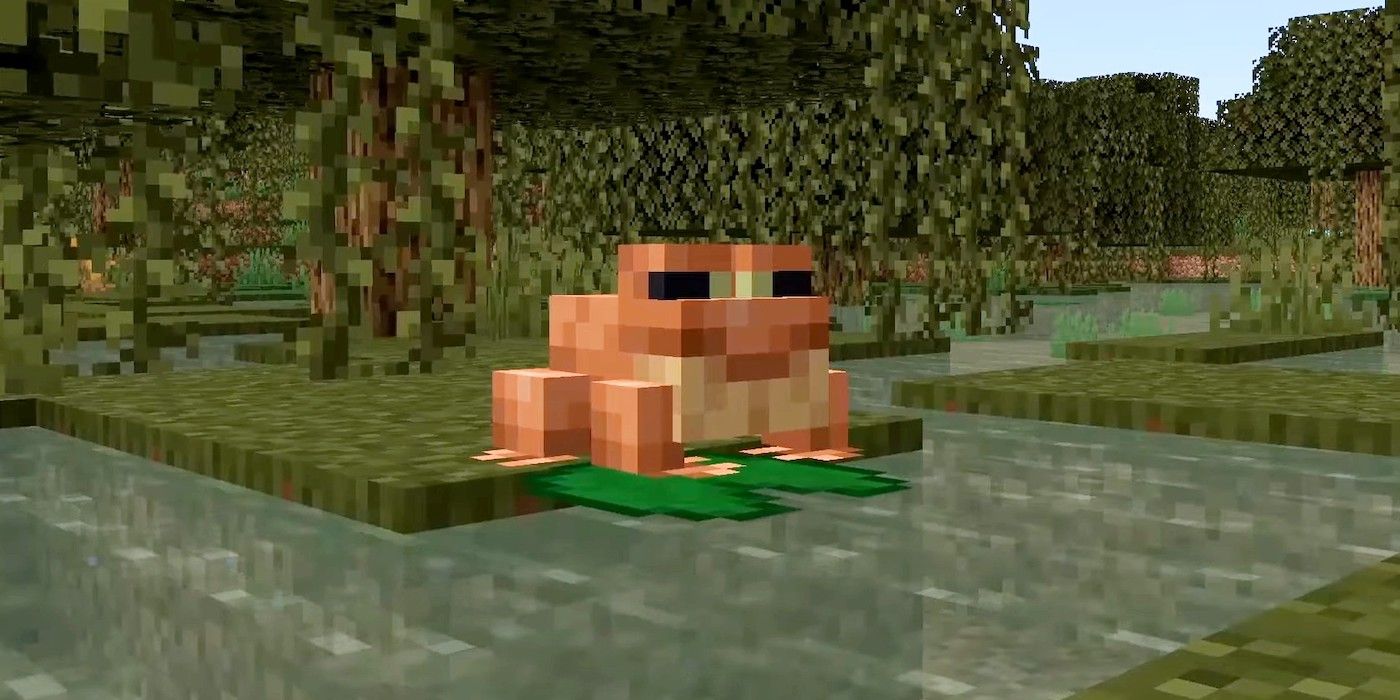 Minecraft Snapshot Lets Players Explore The Deep Dark & Meet Frogs