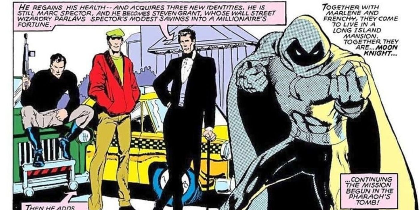 Moon Knight's personalities assemble in Marvel Comics.